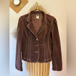 Bebe - Brown Vintage Corduroy Jacket